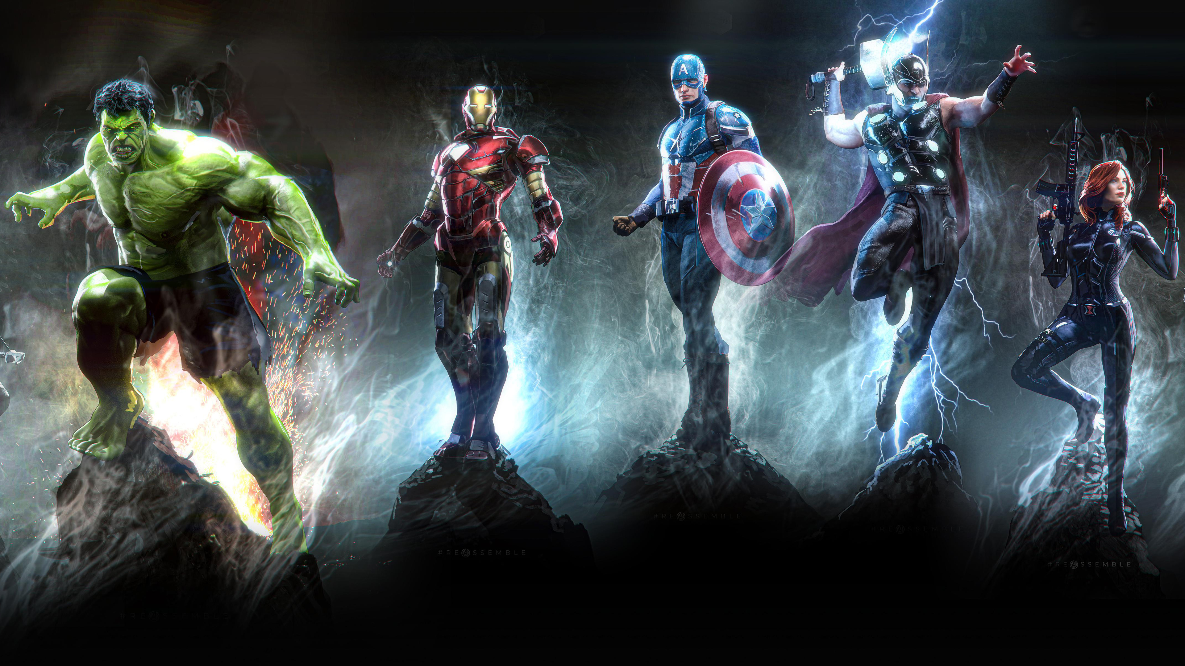 Avengers Wallpaper 4K – Coliseu Geek